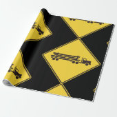 Logboekregistratie van vrachtwagens cadeaupapier (Uitgerold)