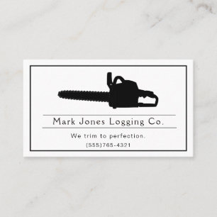 Logboekstructuur Saw Service bijsnijden Visitekaartje