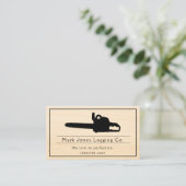 Logboekstructuur Saw Service Visitekaartje bijsnij (Staand voorkant)