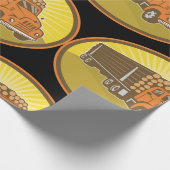 Logboekvrachtwagen Cadeaupapier (Hoek)