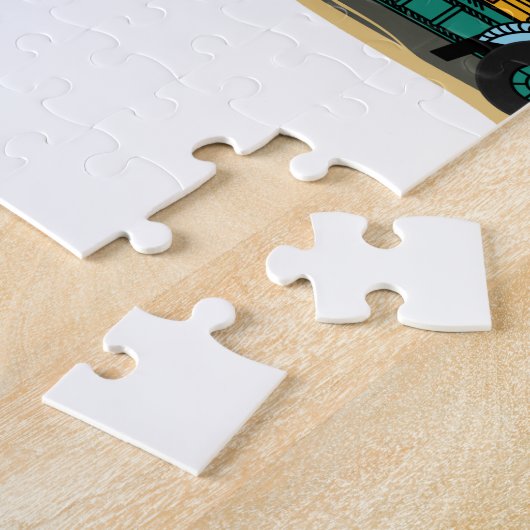 Logboekvrachtwagen Legpuzzel (Zijkant)