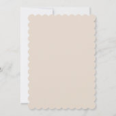 LOGCABIN WINTER WEDDING INVITATIONS PERSONALISEERD KAART (Achterkant)