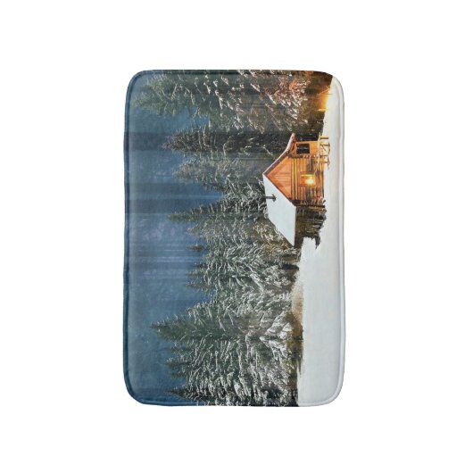 Logcabine Badmat (Voorkant Verticaal)