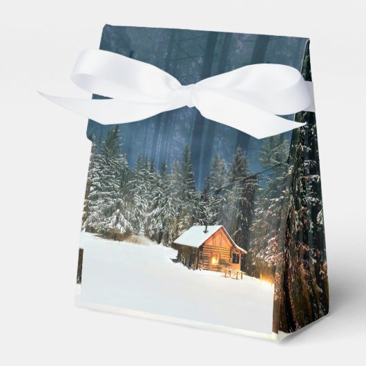 Logcabine Bedankdoosjes (Voorkant Zijde)