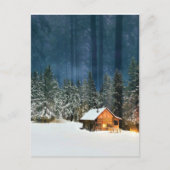 Logcabine Briefkaart (Voorkant)