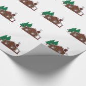 Logcabine Cadeaupapier (Hoek)