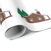 Logcabine Cadeaupapier (Rol Hoek)