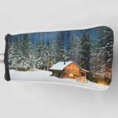 Logcabine Golfheadcover (Voorkant)