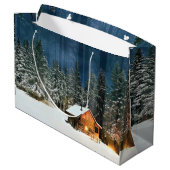 Logcabine Groot Cadeauzakje (Achterkant Gekanteld)