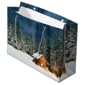 Logcabine Groot Cadeauzakje (Voorkant Gekanteld)