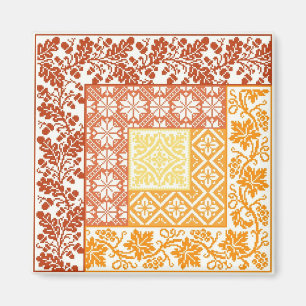 Logcabine herfst magneet