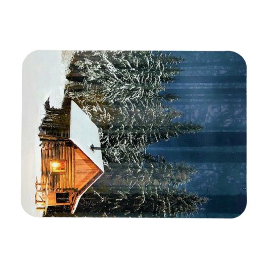 Logcabine Magneet (Horizontaal)