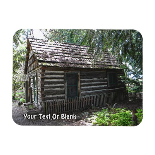 Logcabine Magneet (Horizontaal)