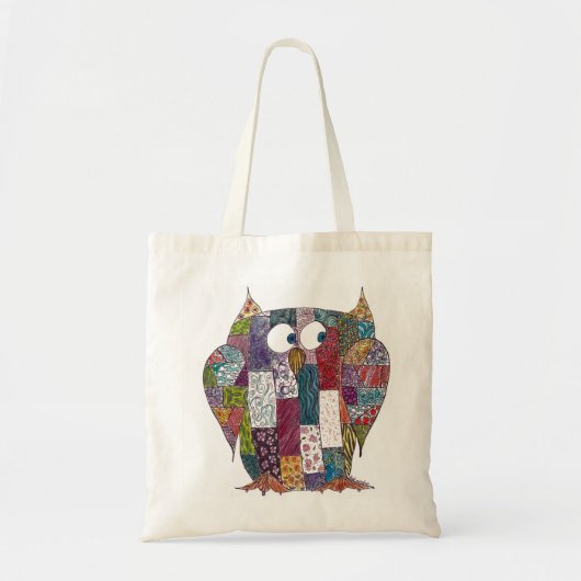 Logcabine Owl Tote Bag (Voorkant)