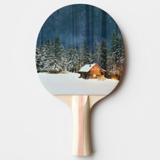 Logcabine Tafeltennisbatje (Voorkant)