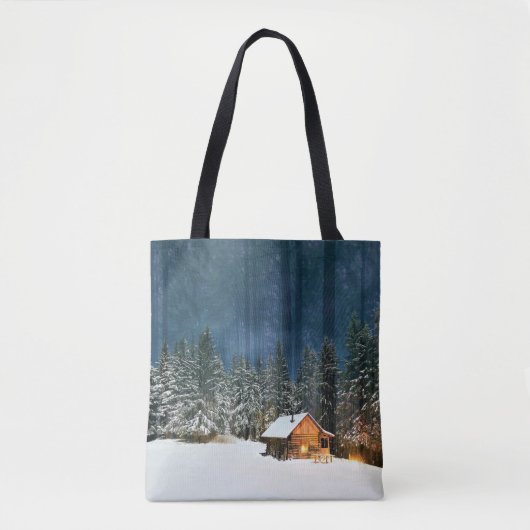 Logcabine Tote Bag (Voorkant)