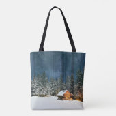 Logcabine Tote Bag (Achterkant)
