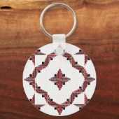 Logcabine-variatie Sleutelhanger (Voorkant)