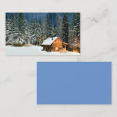 Logcabine Visitekaartje (Voorkant / Achterkant)