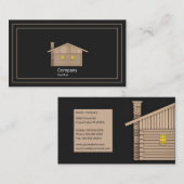 Logcabine Visitekaartje (Voorkant / Achterkant)