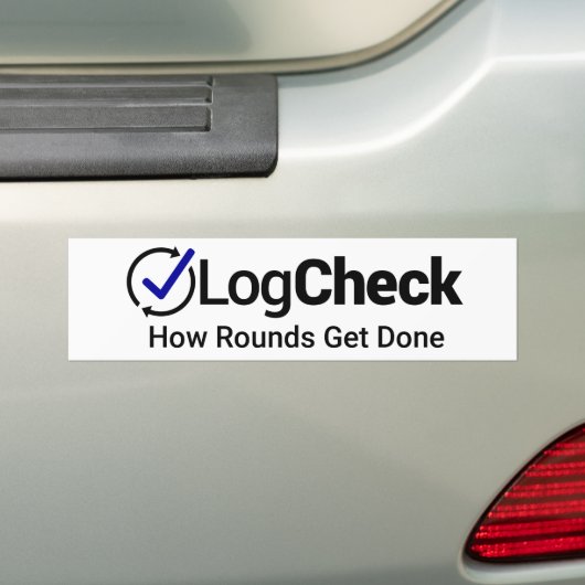 LogCheck Bumpersticker (Op auto)