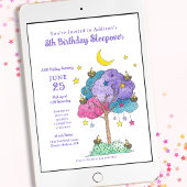 Logeerfeest Verjaardagsfeest Slumberparty Kaart