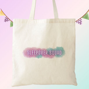 logeerploeg pastel partij gunst tote bag