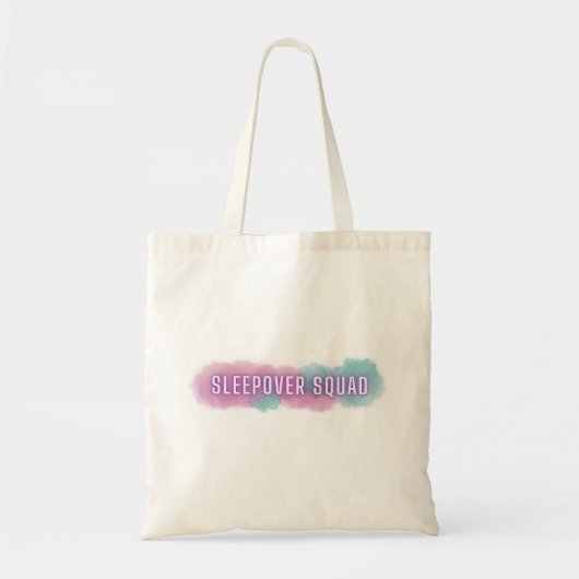 logeerploeg |  pastel partij gunst tote bag (Voorkant)