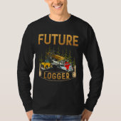 Loggen Toekomst Logger Lumberjack Hout Snijder Hou T-shirt (Voorkant)