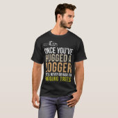 Logger Lumberjack Gift T shirt Present (Voorkant volledig)