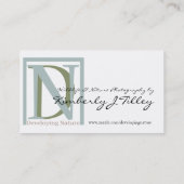 Loggerhead #4 Mini Print Visitekaartje (Achterkant)