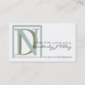 Loggerhead #5 Mini Print Visitekaartje (Achterkant)