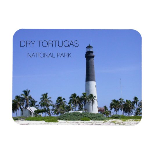 Loggerhead Key Light, Dry Tortugas National Park Magneet (Horizontaal)