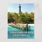 Loggerhead Key Lighthouse, Briefkaart van Florida (Voorkant)