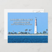 Loggerhead Key Lighthouse, Briefkaart van Florida (Voorkant / Achterkant)