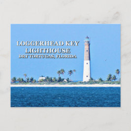 Loggerhead Key Lighthouse, Briefkaart van Florida