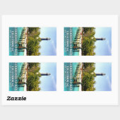 Loggerhead Key Lighthouse, Dry Tortugas Florida Rechthoekige Sticker (Vel)