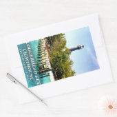 Loggerhead Key Lighthouse, Dry Tortugas Florida Rechthoekige Sticker (Envelop)