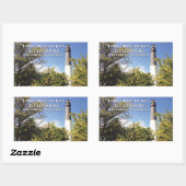 Loggerhead Key Lighthouse, Dry Tortugas Florida Rechthoekige Sticker (Vel)