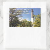 Loggerhead Key Lighthouse, Dry Tortugas Florida Rechthoekige Sticker (Tas)