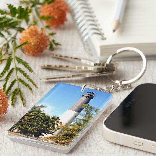 Loggerhead Key Lighthouse, Dry Tortugas Florida Sleutelhanger (Voorkant Rechts)
