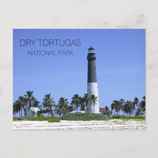 Loggerhead Key Lighthouse, Dry Tortugas NP Briefkaart (Voorkant)