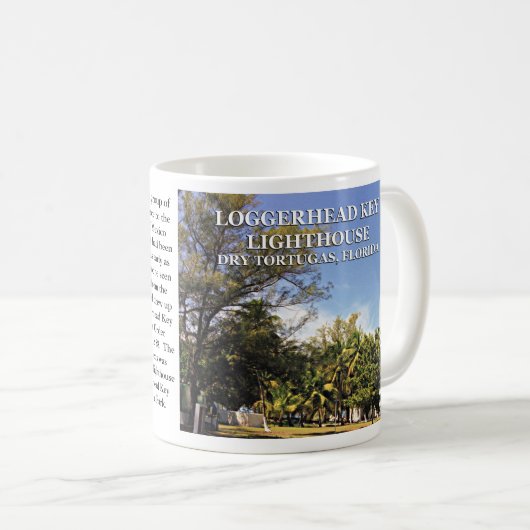 Loggerhead Key Lighthouse, Florida History Mok (Voorkant rechts)