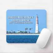 Loggerhead Key Lighthouse, Florida Mousepad Muismat (Met muis)