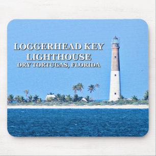 Loggerhead Key Lighthouse, Florida Mousepad Muismat