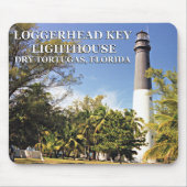 Loggerhead Key Lighthouse, Florida Mousepad Muismat (Voorkant)