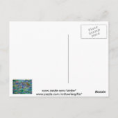 Loggerhead Turtle Colorful Art Briefkaart (Achterkant)
