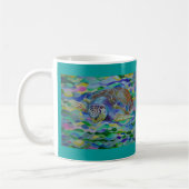 Loggerhead Turtle Colorful Art Koffiemok (Links)