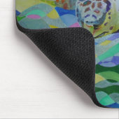 Loggerhead Turtle Colorful Art Muismat (Hoek)