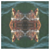 Loggerhead Zee Turtle Artistic Portret Stof (Swatch)
